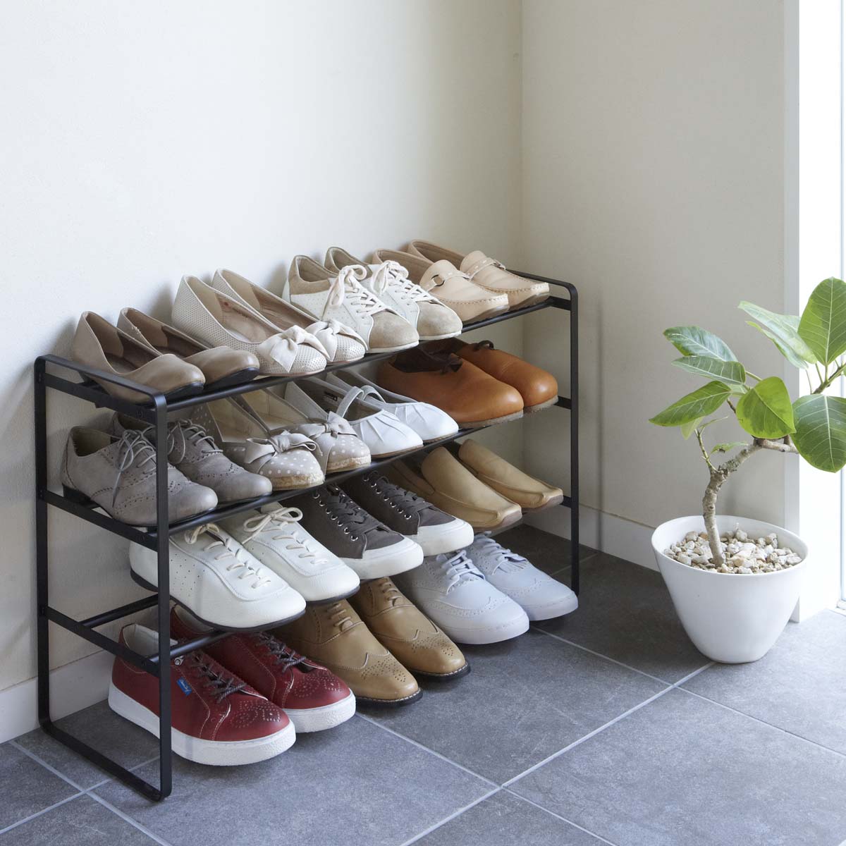 étagère à chaussures extensible à 3 étages étagère à chaussures extensible à 3 étages