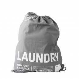 Sac à linge de voyage gris