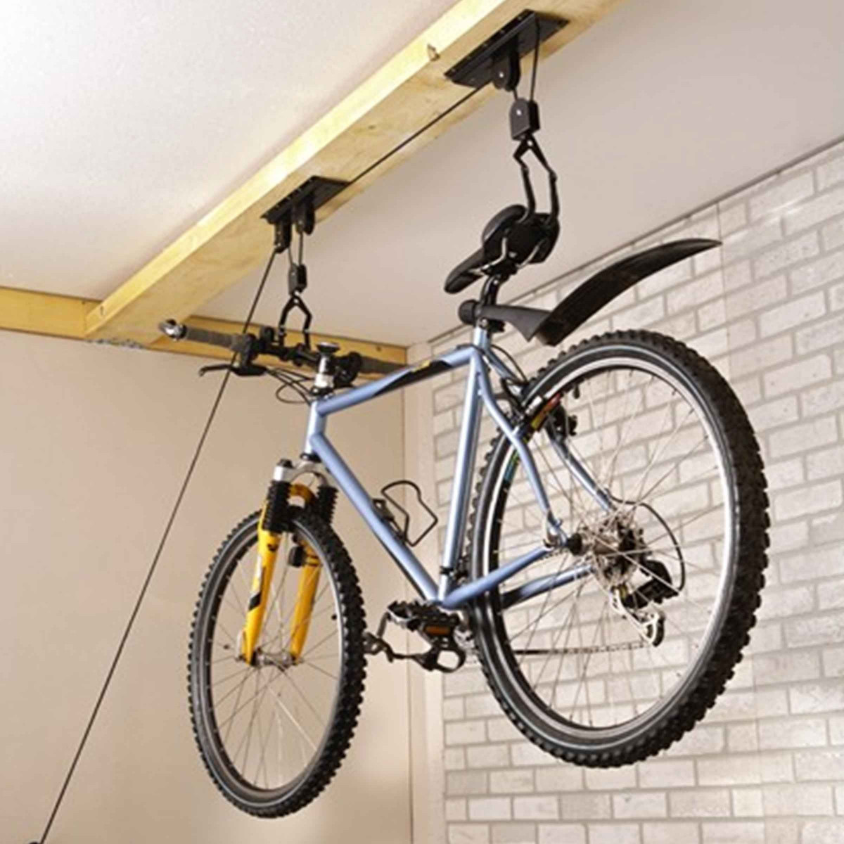 6 Pcs Crochets de Rangement pour Vélos Crochets de Vélo à Grande Capacité  avec 6 Boulons en Plastique Plafond Mural Monté pour Salle