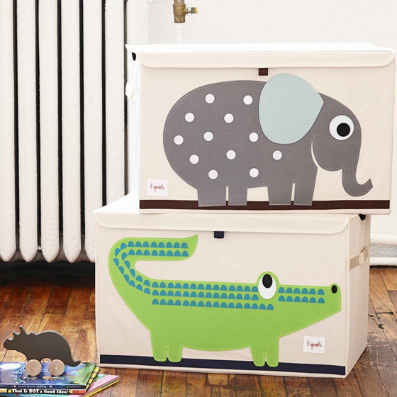 Coffre à jouets pliable