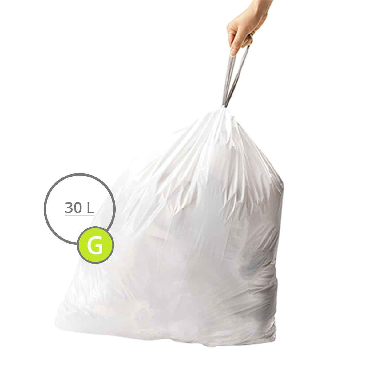 60 sacs pour poubelle haute de 30 litres - ON RANGE TOUT