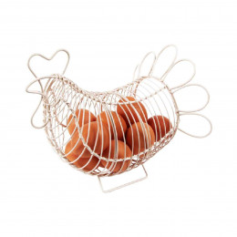 Poule pour stocker œufs crème