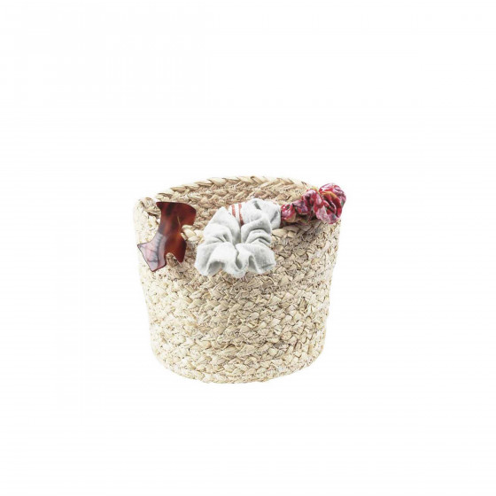 Panier rond en fibres de maïs M