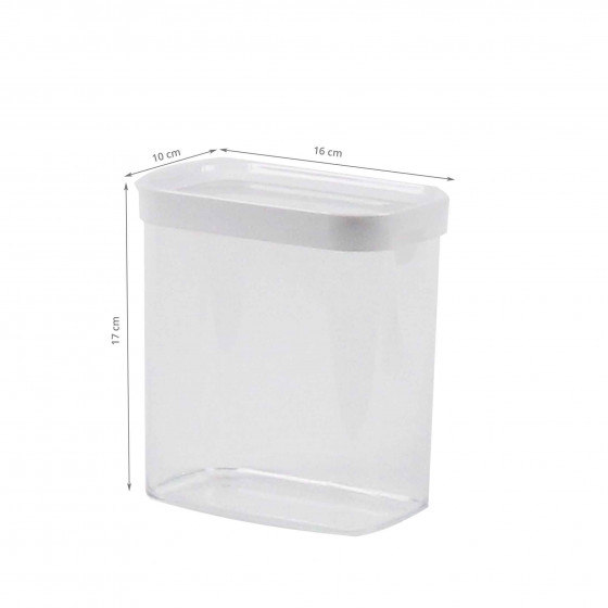 Boîte de rangement alimentaire hermétique en plastique. 1,6 litre 