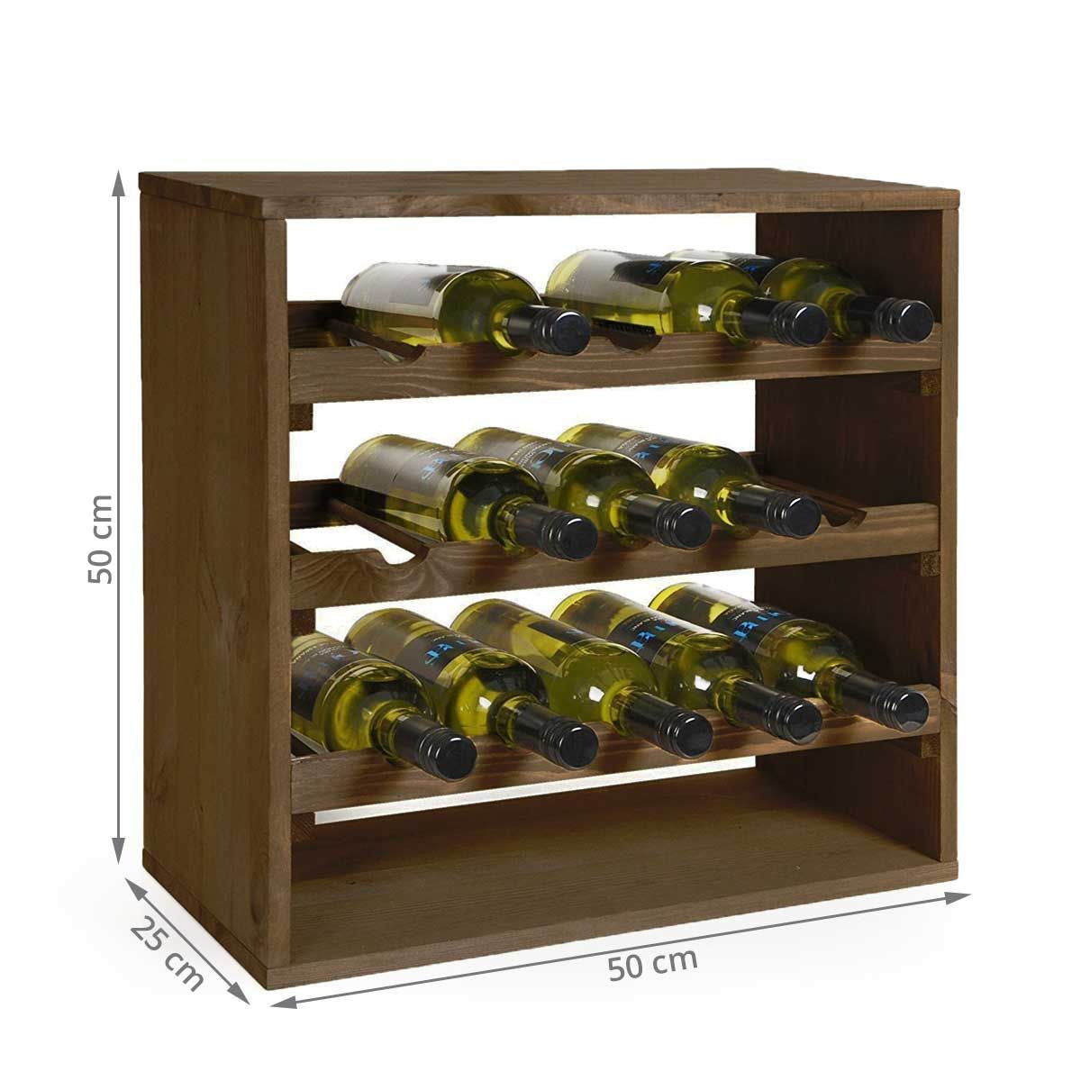 Étagère à vin bouteilles étagère à pour 30 bouteilles rw-1-30 3 couleurs 