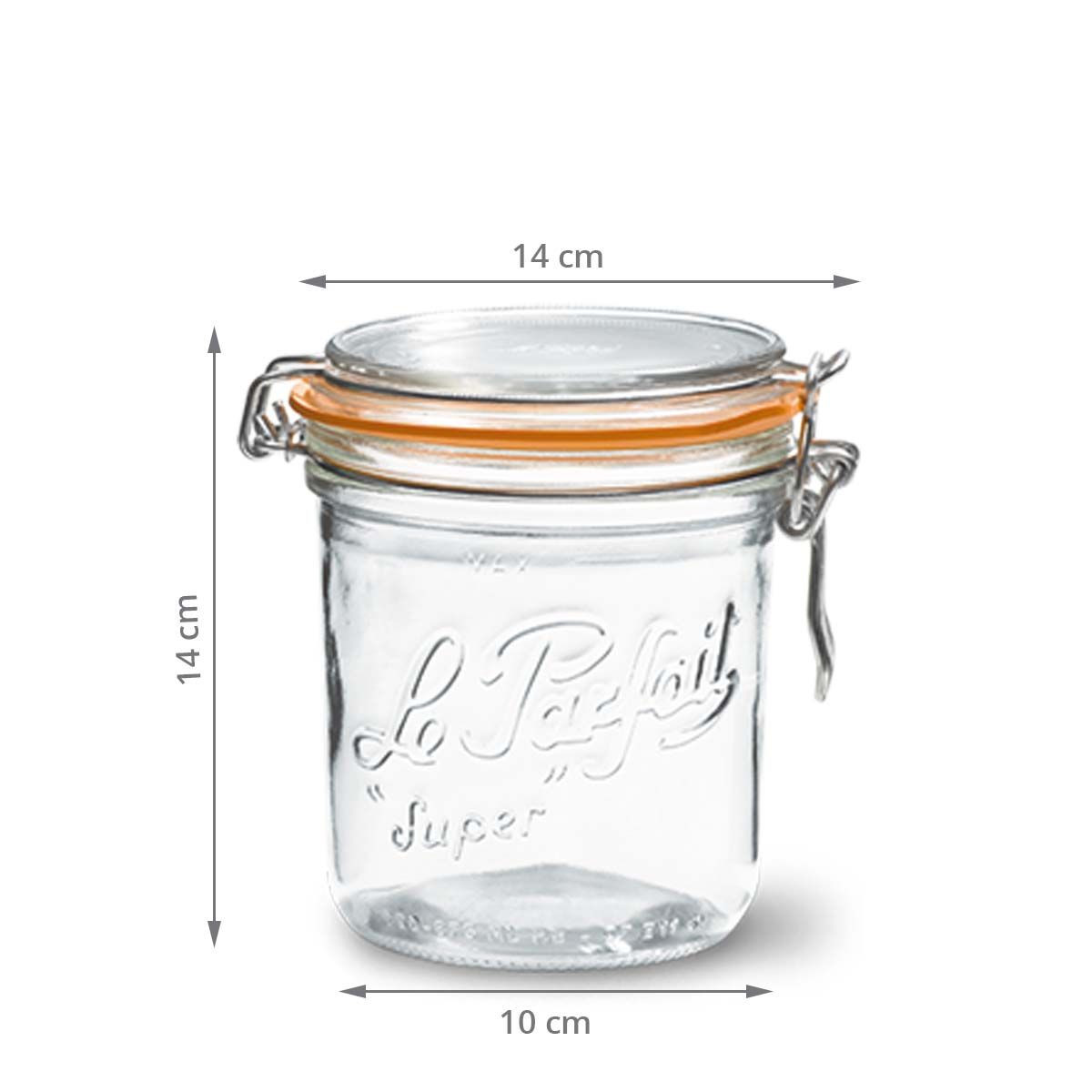 Bocal en verre LE PARFAIT - 750 ml - Fabriqué en France - ON RANGE TOUT