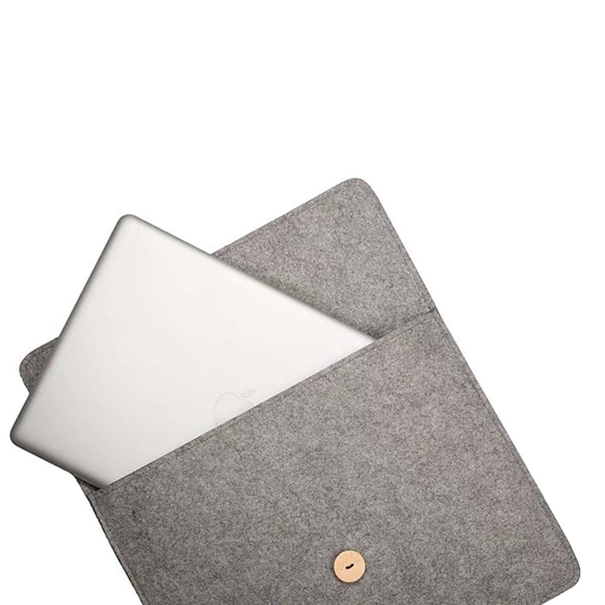 Pochette ordinateur pc portable 15,6 pouces gris avec poignées Cristo -  Sacoche pour ordinateur portable - Achat & prix