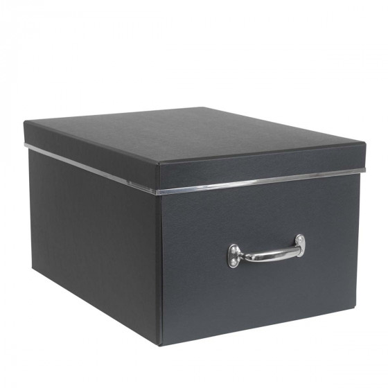 Grande boîte de rangement 40 compartiments Graphite
