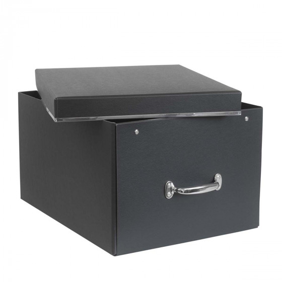 Grande boîte de rangement 40 compartiments Graphite