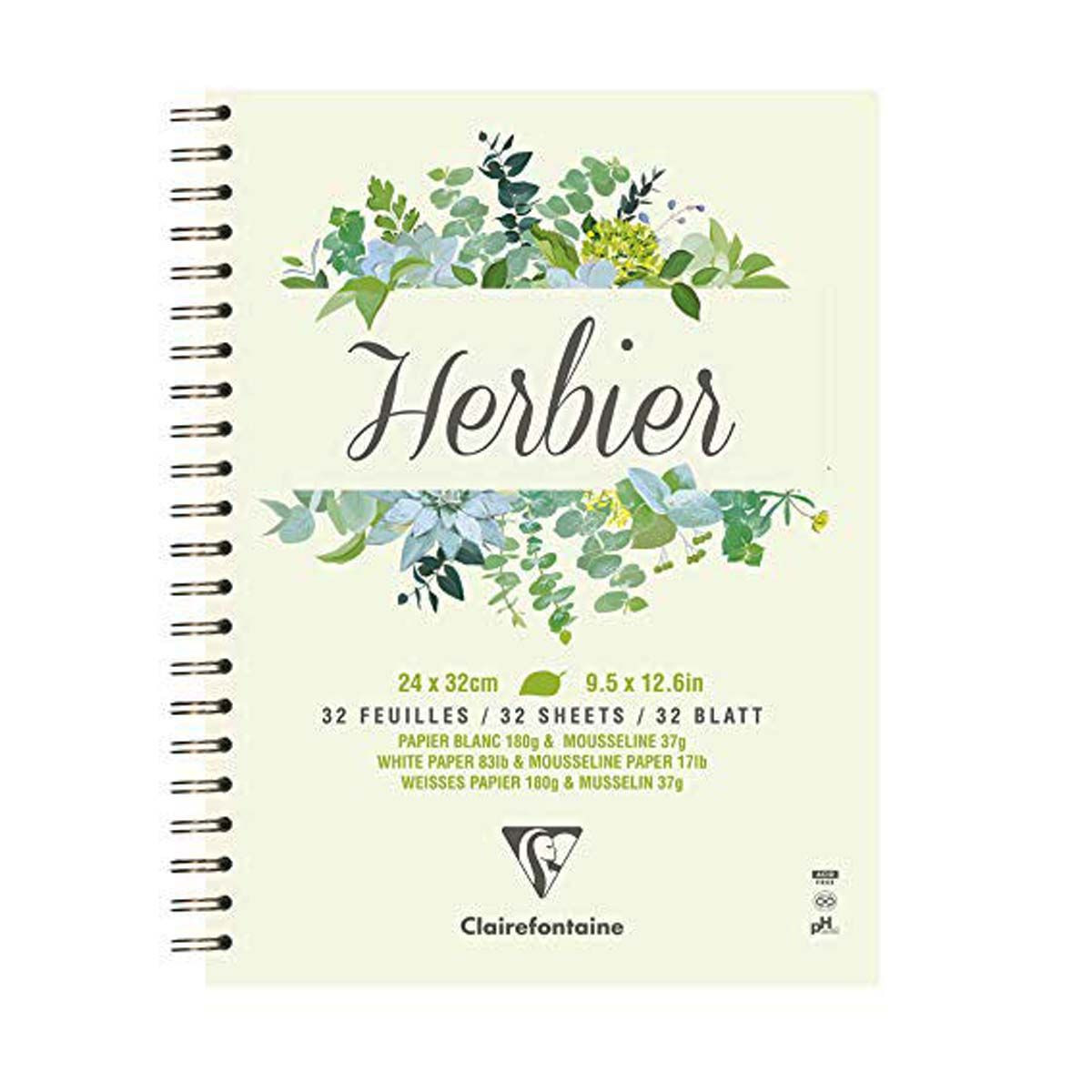 Cahier herbier 24x32cm Canson