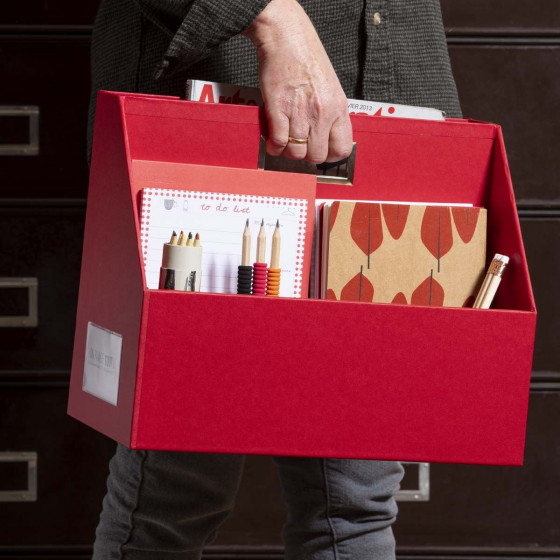 Box de rangement pour bureau partagé