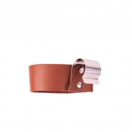 Porte gobelet pour vélo en cuir