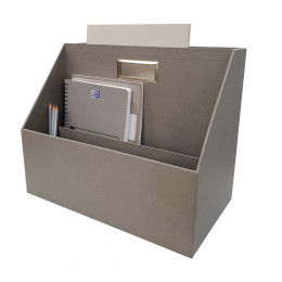 Casier interne gris pour bureau nomade