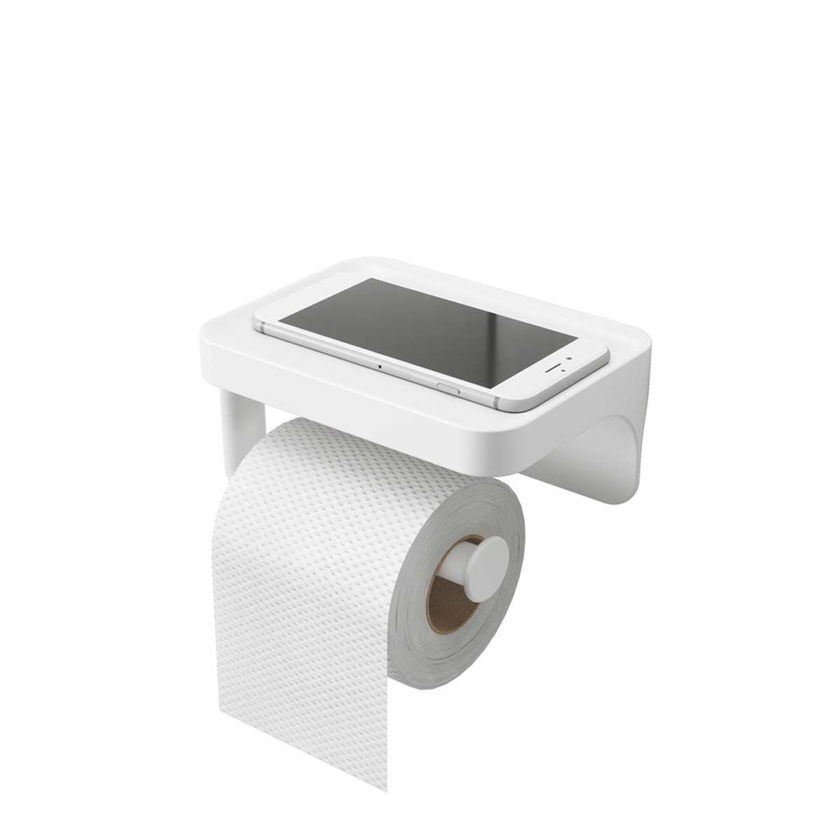 Porte Papier WC avec support téléphone