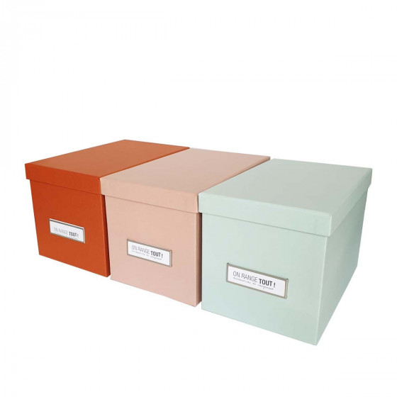 Boîte à CD en carton orange
