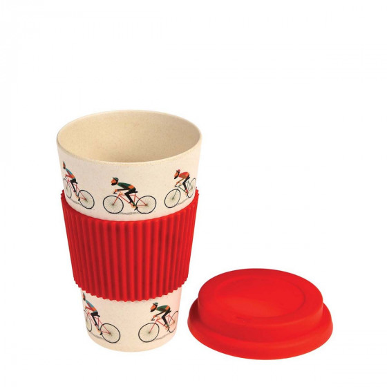 Mug en bambou pour cycliste