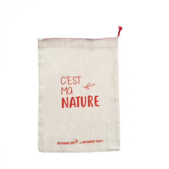 Sac à vrac en coton biologique pour céréales