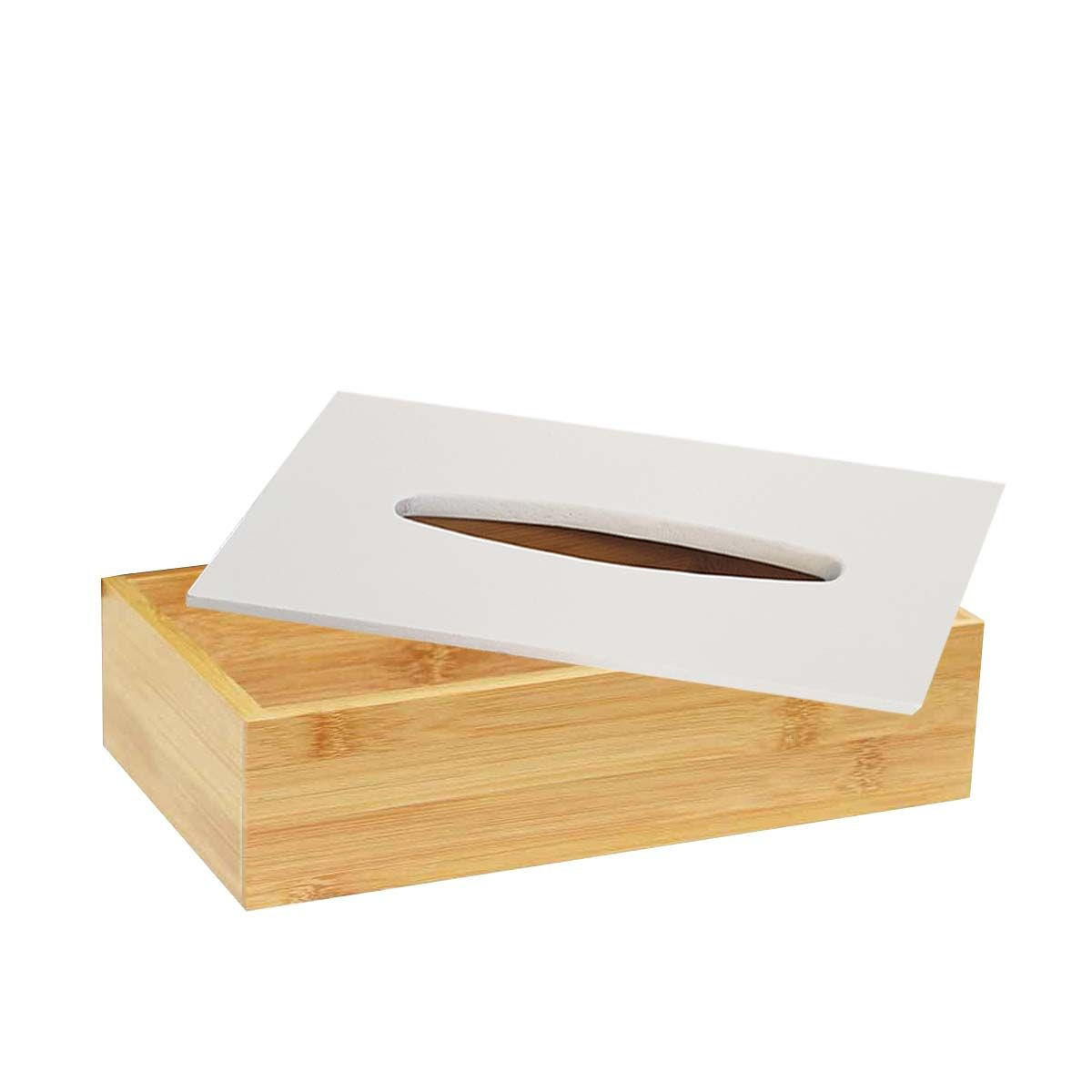 Boîte en bambou pour papiers-mouchoirs - Canac