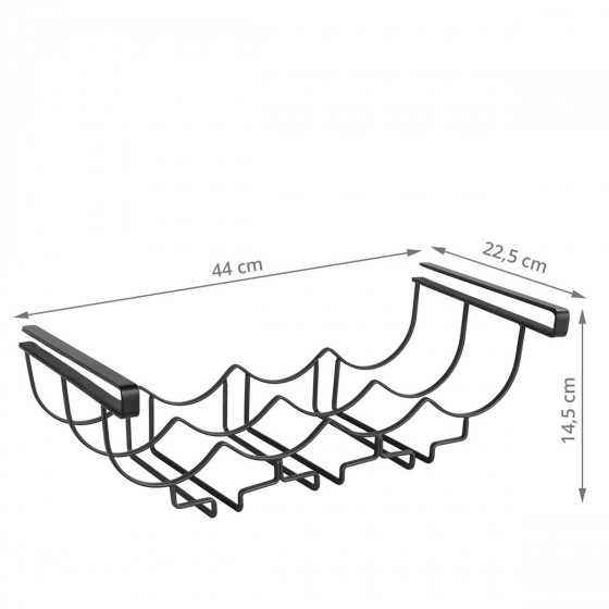 Rack à verres et bouteilles à glisser