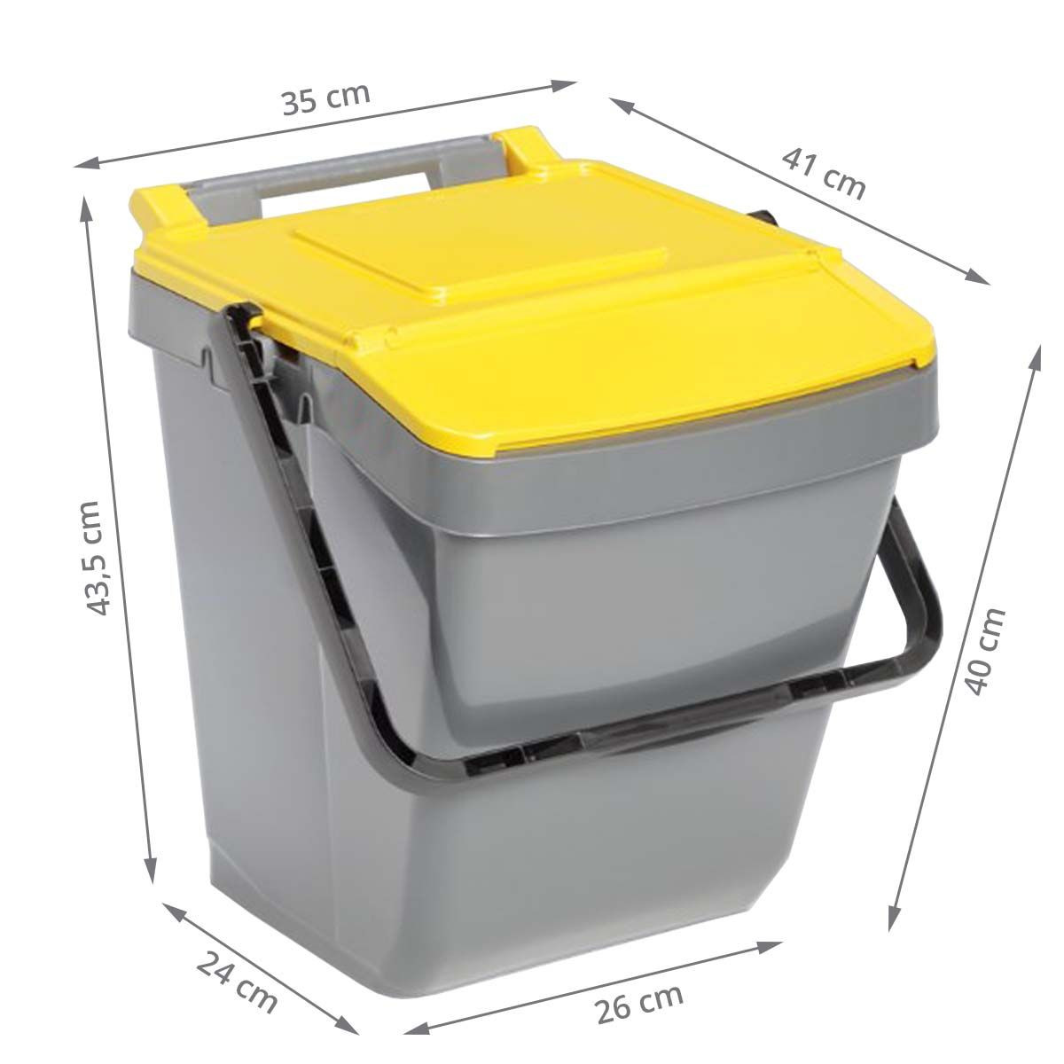 Conteneur pour tri des déchets - 100 litres