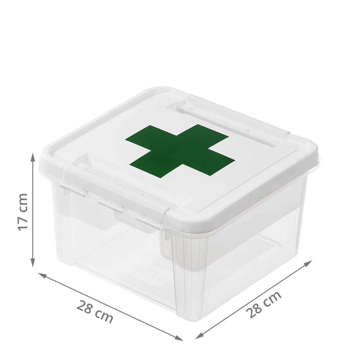 Xbopetda Boîte à pharmacie de premiers secours, boîte de rangement en métal  pour médicaments, boîte vide de premiers secours avec verrou de sécurité  pour la maison - Rouge : : Cuisine et