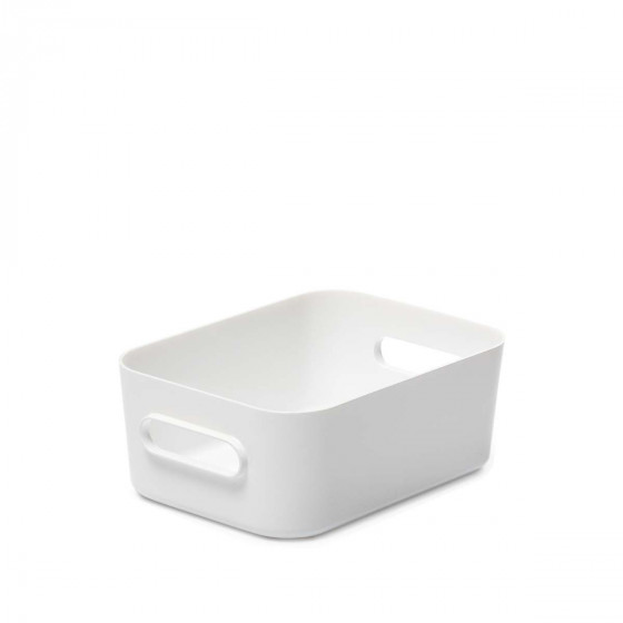 Bac de rangement blanc S