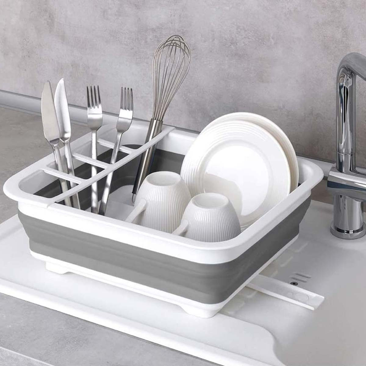 Egouttoir à vaisselle pliable - Autour de l'évier - ON RANGE TOUT