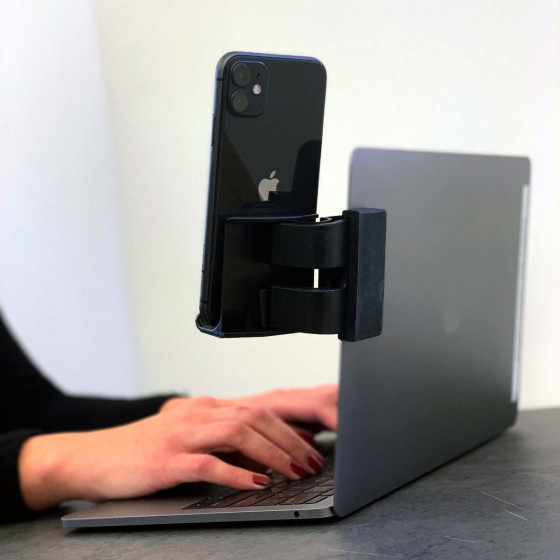 Porte téléphone pour ordinateur