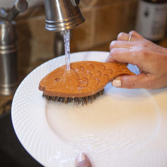 Brosse à vaisselle poisson