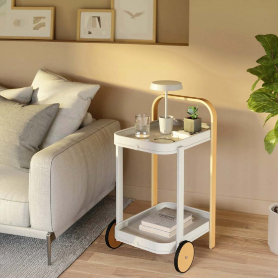 Desserte blanche de style scandinave