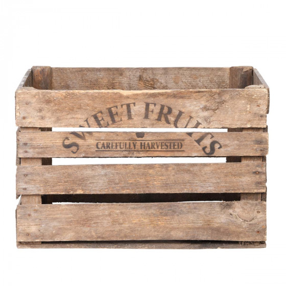 Caisse en bois rustique