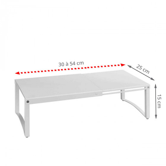 étagère intérieur de placard télescopique en métal