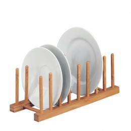 2 pièces assiette étagère organisateur assiettes étagères métal mourant  support vertical vaisselle organisateur de stockage pour cuisine comptoir  placard placard camping-car (blanc) 