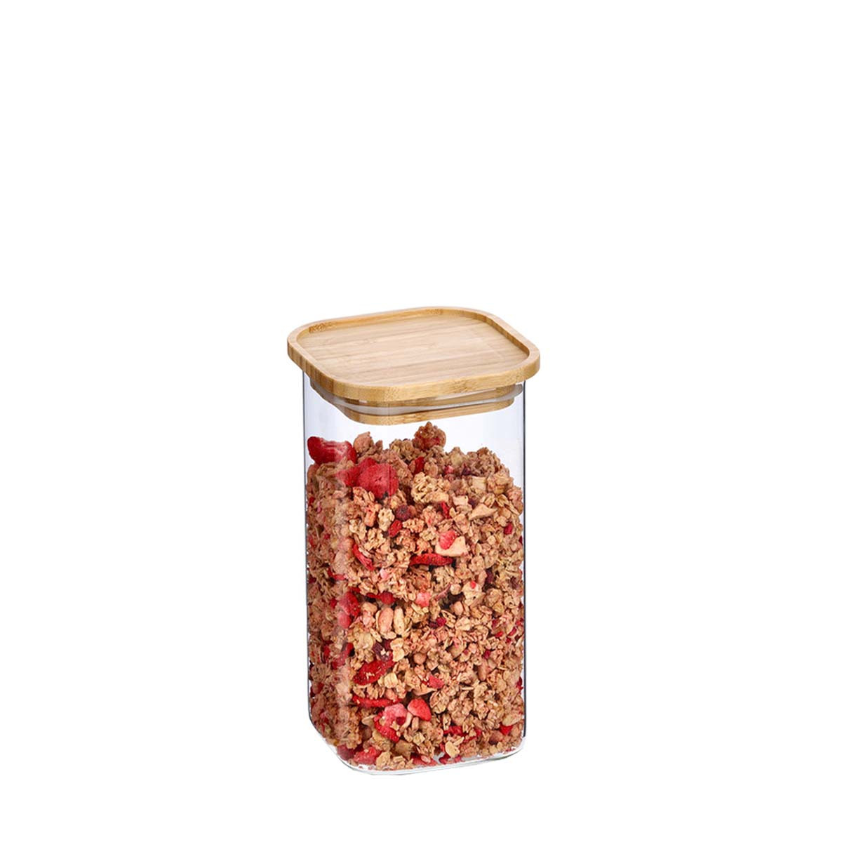 Céramique Récipient Bocal Pot de stockage de nourriture boîtes pot récipient en céramique avec couvercle en Bambou et joint en silicone Simple e élégant 34.12 OZ 77L Récipient Bocal 1010 ML 