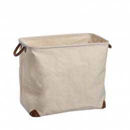 Panier à linge gris clair en forme de sac en feutre - Cadix - Bath