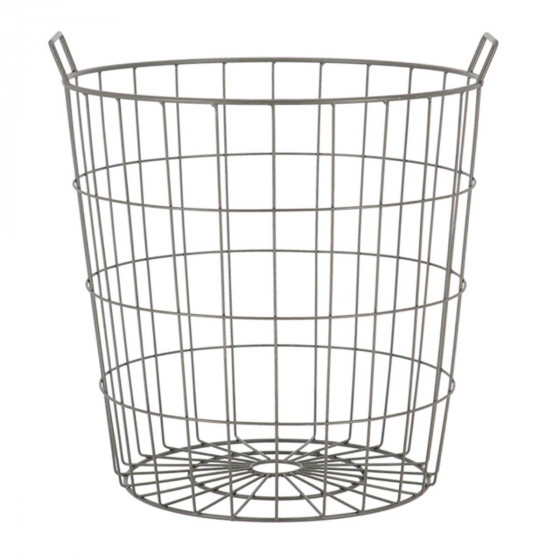 Panier rond en métal