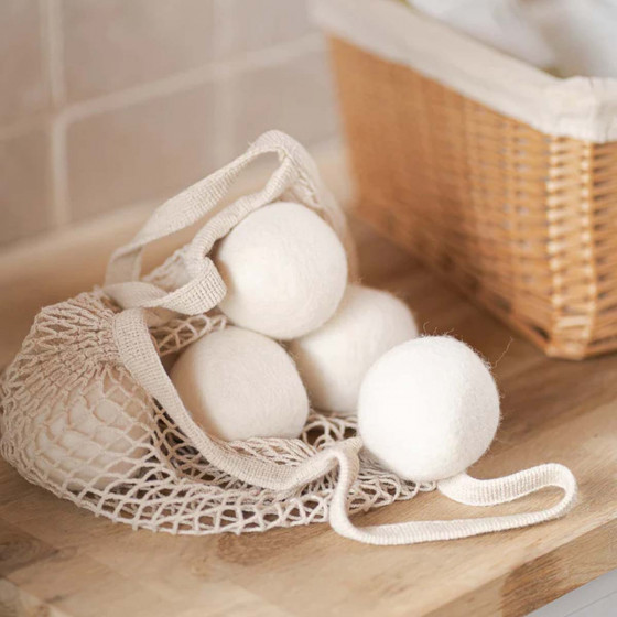 Balles de séchage en laine vierge 500 lavages