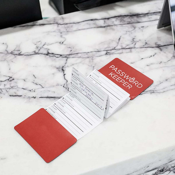 Carnet discret pour mots de passe