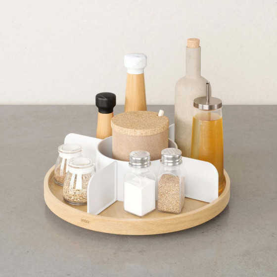 Plateau de rangement tournant design