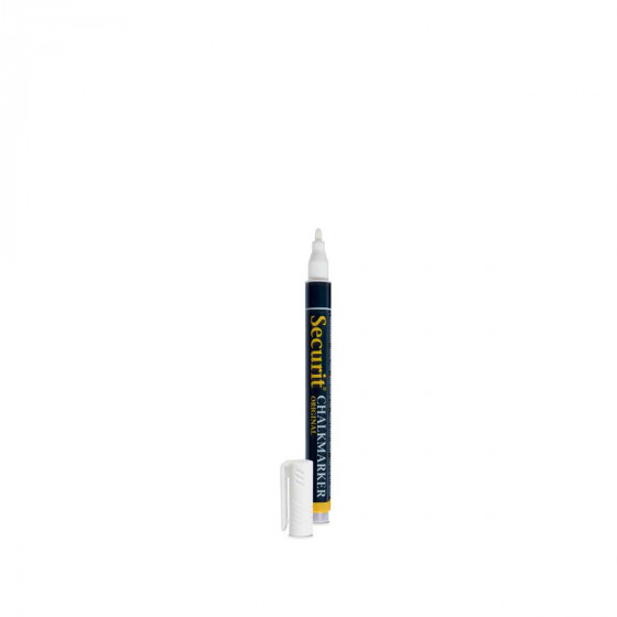 Marqueur craie blanche pointe fine