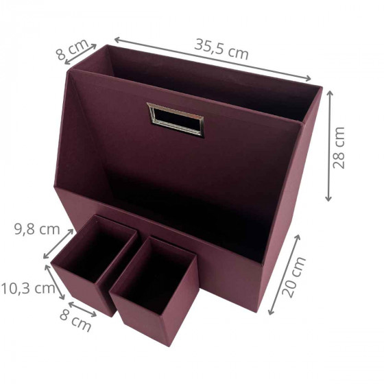 Mallette pour flex office pour ordinateur et mug