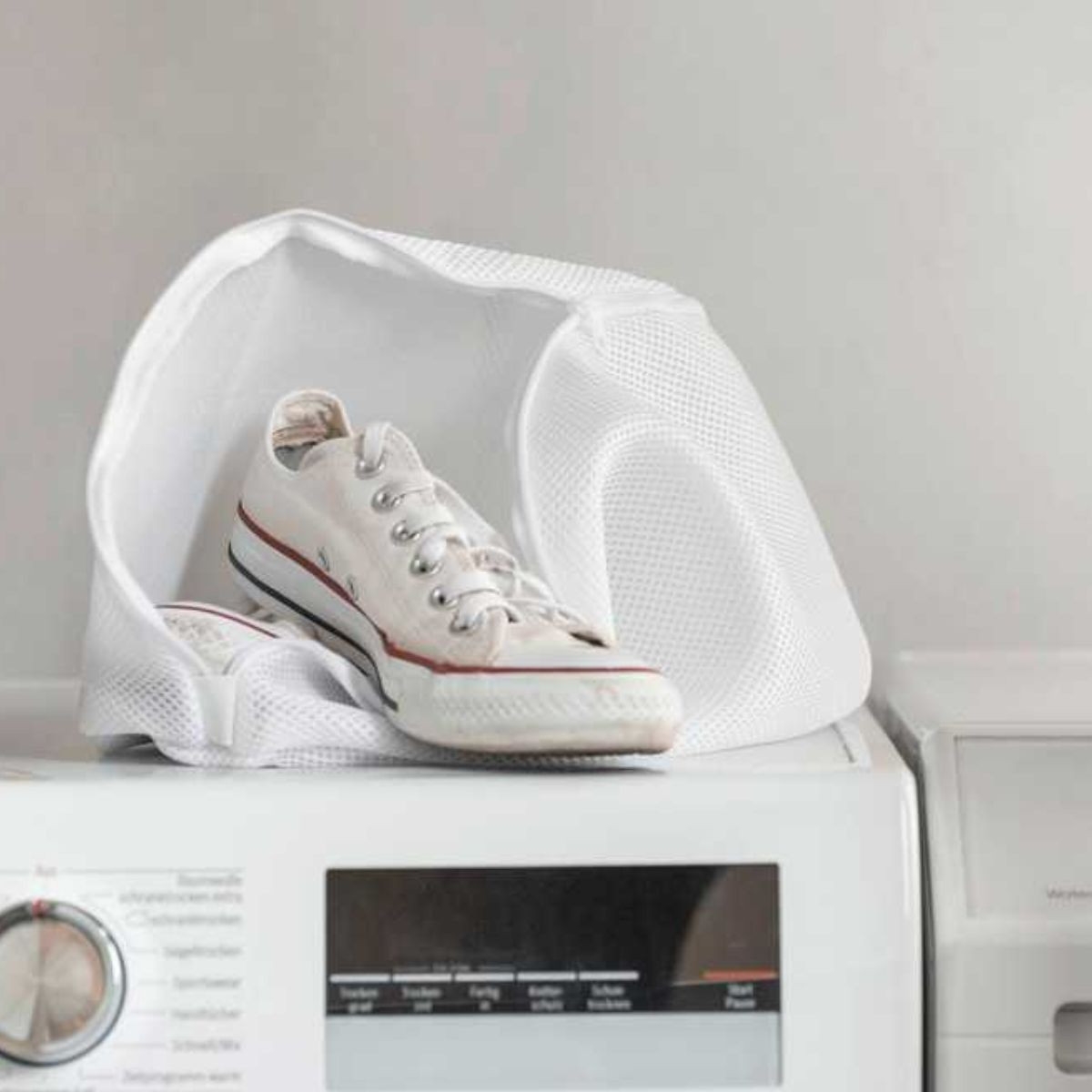 Sac de lavage de chaussures 2 pack, filet à linge avec fermeture à  glissière pour machine à laver
