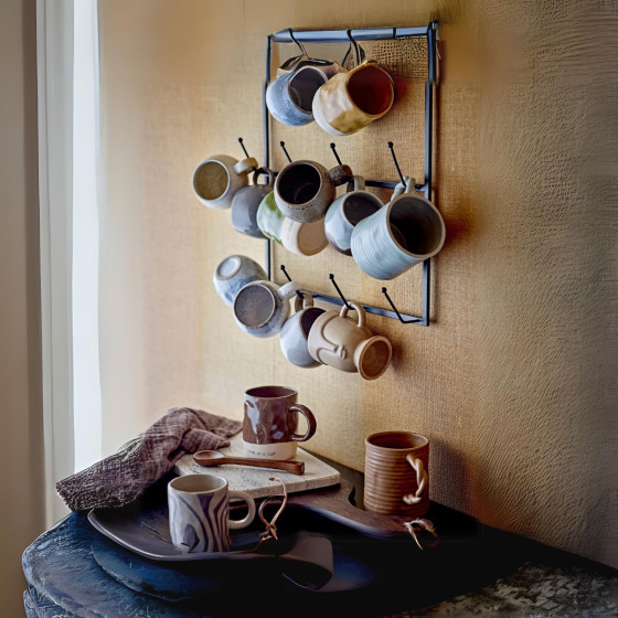 Support mural pour tasses