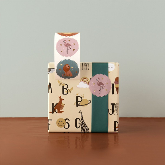 Emballage cadeau alphabet Emballage cadeau alphabet