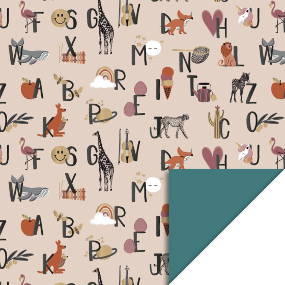 Emballage cadeau alphabet Emballage cadeau alphabet