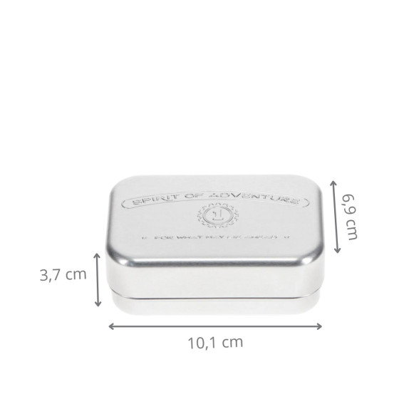 Boîte à savon en aluminium