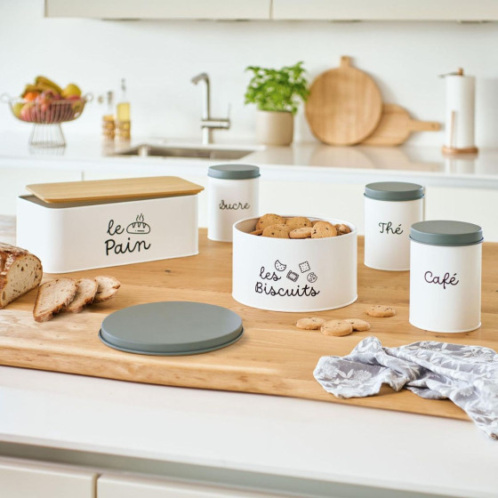 Boîte à café en métal