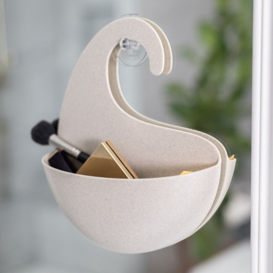 Rangement de douche à suspendre beige L