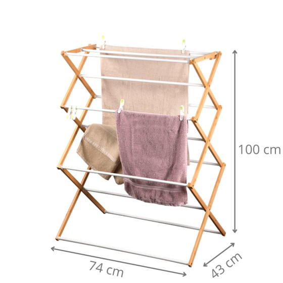 Séchoir à linge accordéon