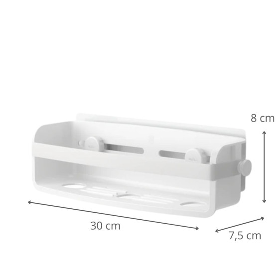 Etagère de douche adhésive